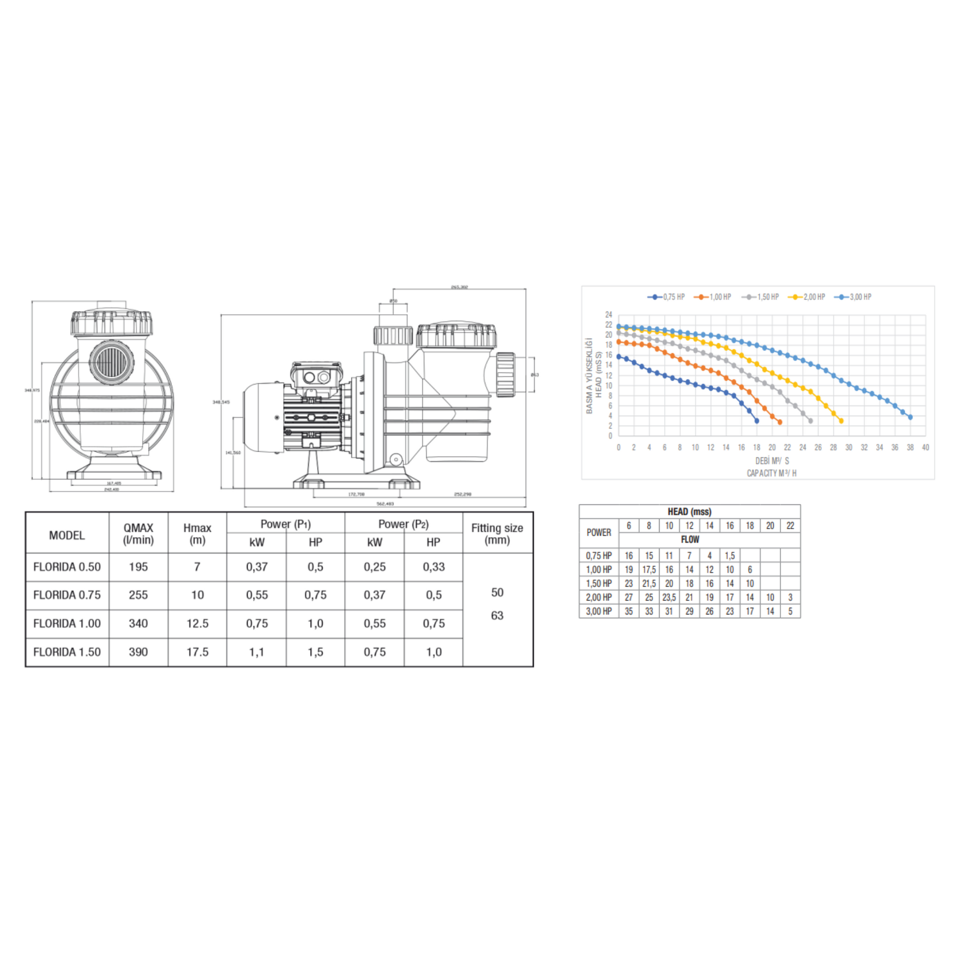 Florida Series Pool Pumps